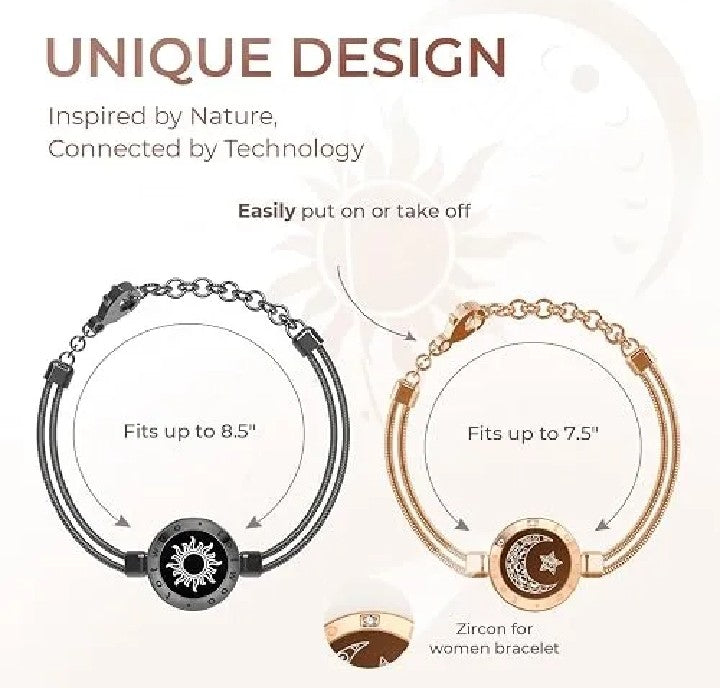 Missing Couple luminous touch bracelet for long distance