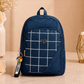 Stylish Grid Design Backpack – Spacious &amp; Everyday Essential