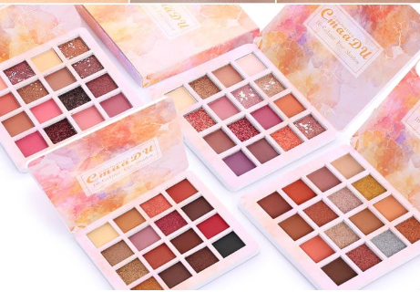 16 Color Eyeshadow Makeup Palette Matte & Shimmer Powder Eye Shadow Kit - Multi Color