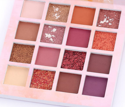16 Color Eyeshadow Makeup Palette Matte & Shimmer Powder Eye Shadow Kit - Multi Color