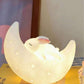 Crescent Moon Bunny Night Light
