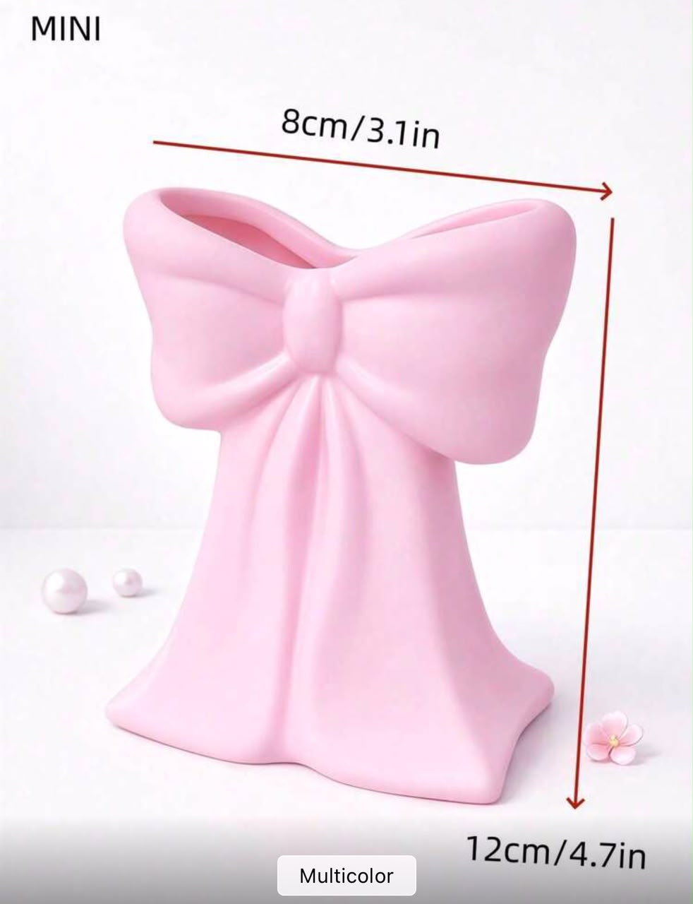 1/2pcs Bow-Shaped Cosmetic Storage Box – Makeup Brush Holder