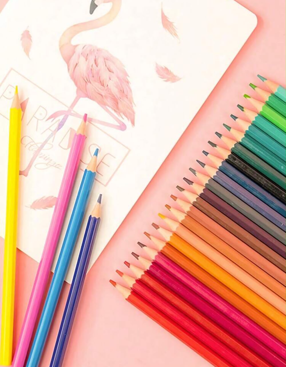 Color Pencils Set – 48 Vibrant Colors for Creative Expression