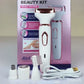 Rechargeable Ladies Shaver beauty kit with box packing